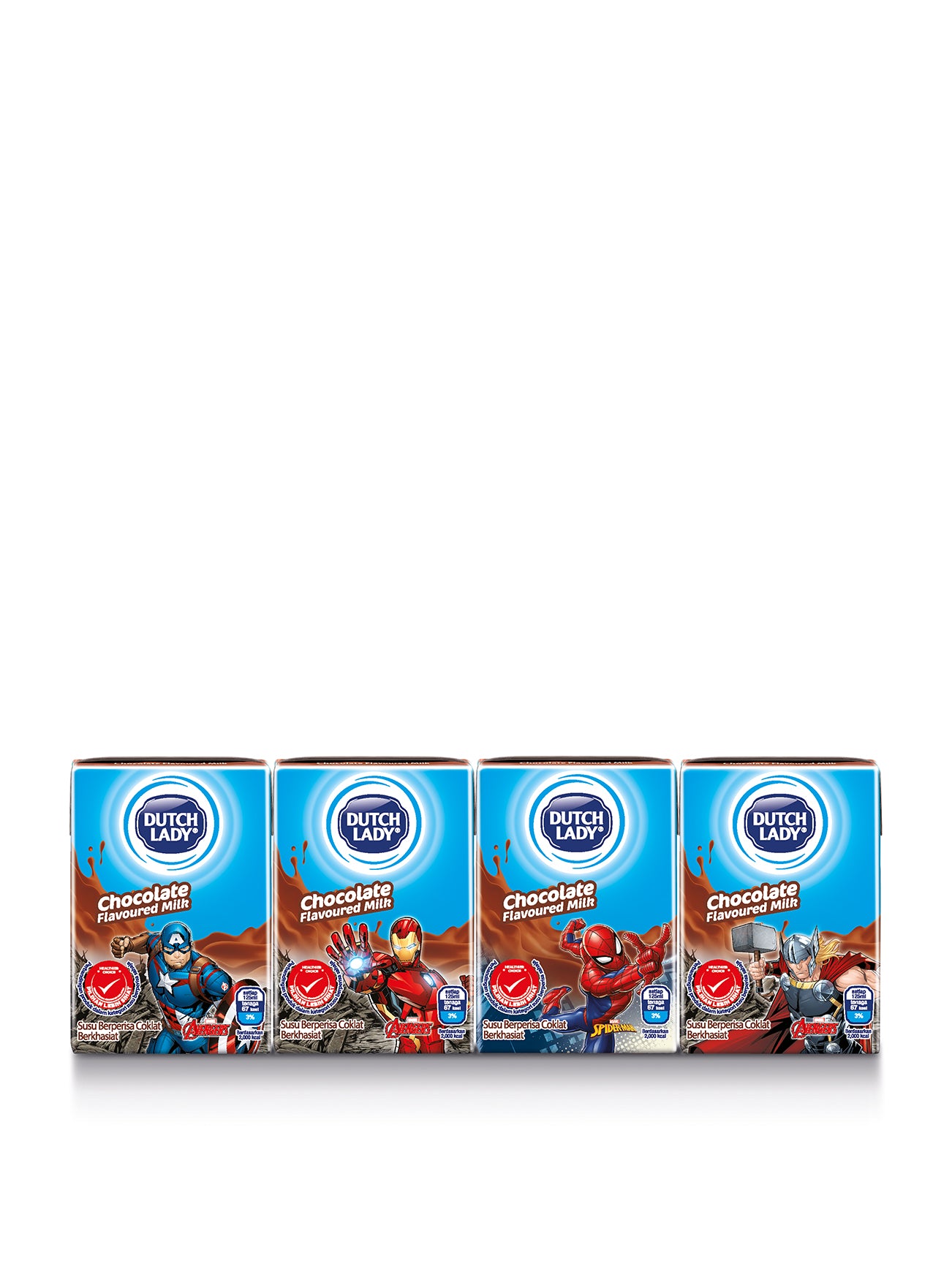 DUTCH LADY UHT MILKY MARVEL CHOC 4X125ML