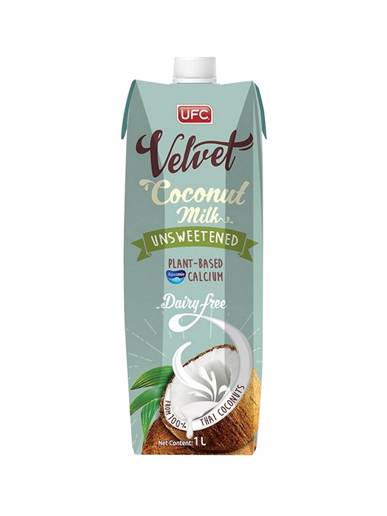 UFC VELVET COCONUT MILK DRINK UNSWEETENED 1L