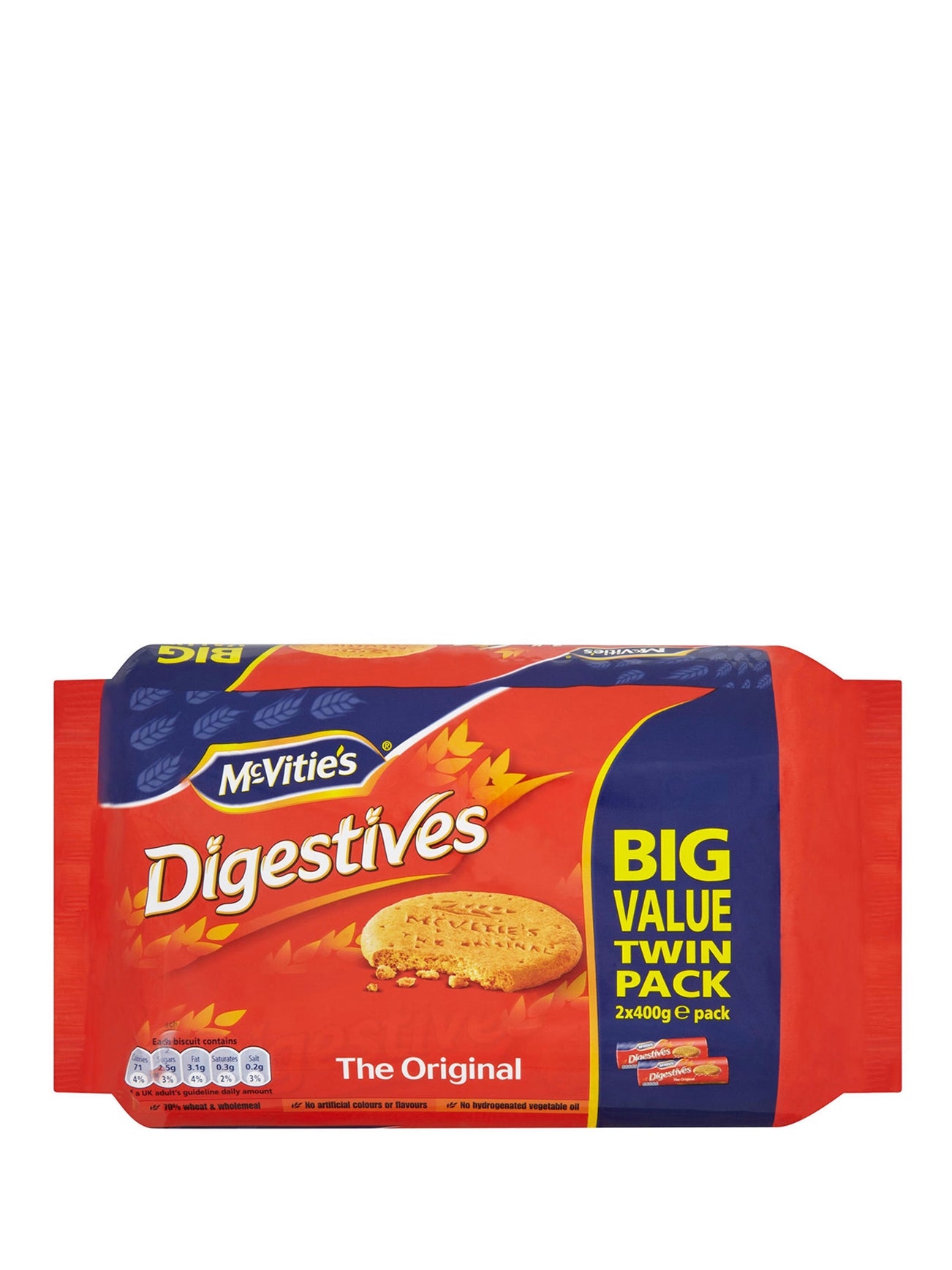 MCVITIES DIGESTIVE TWIN PACK 2X360G