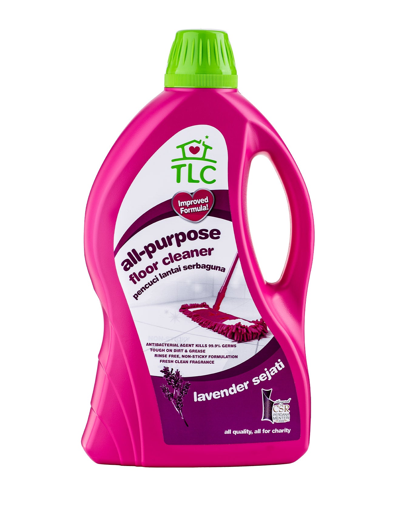 TLC FLOOR CLEANER A/PURPOSE LAVENDAR 2L