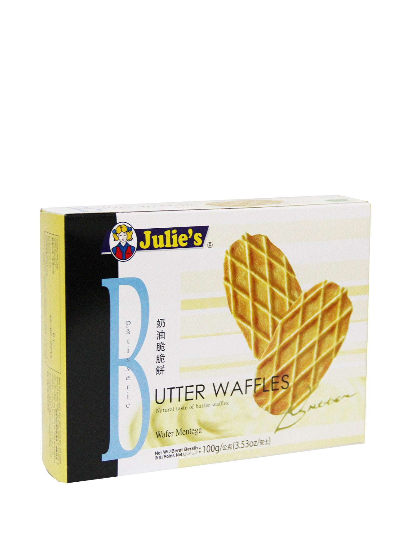 JULIE'S BUTTER WAFFLES 100G