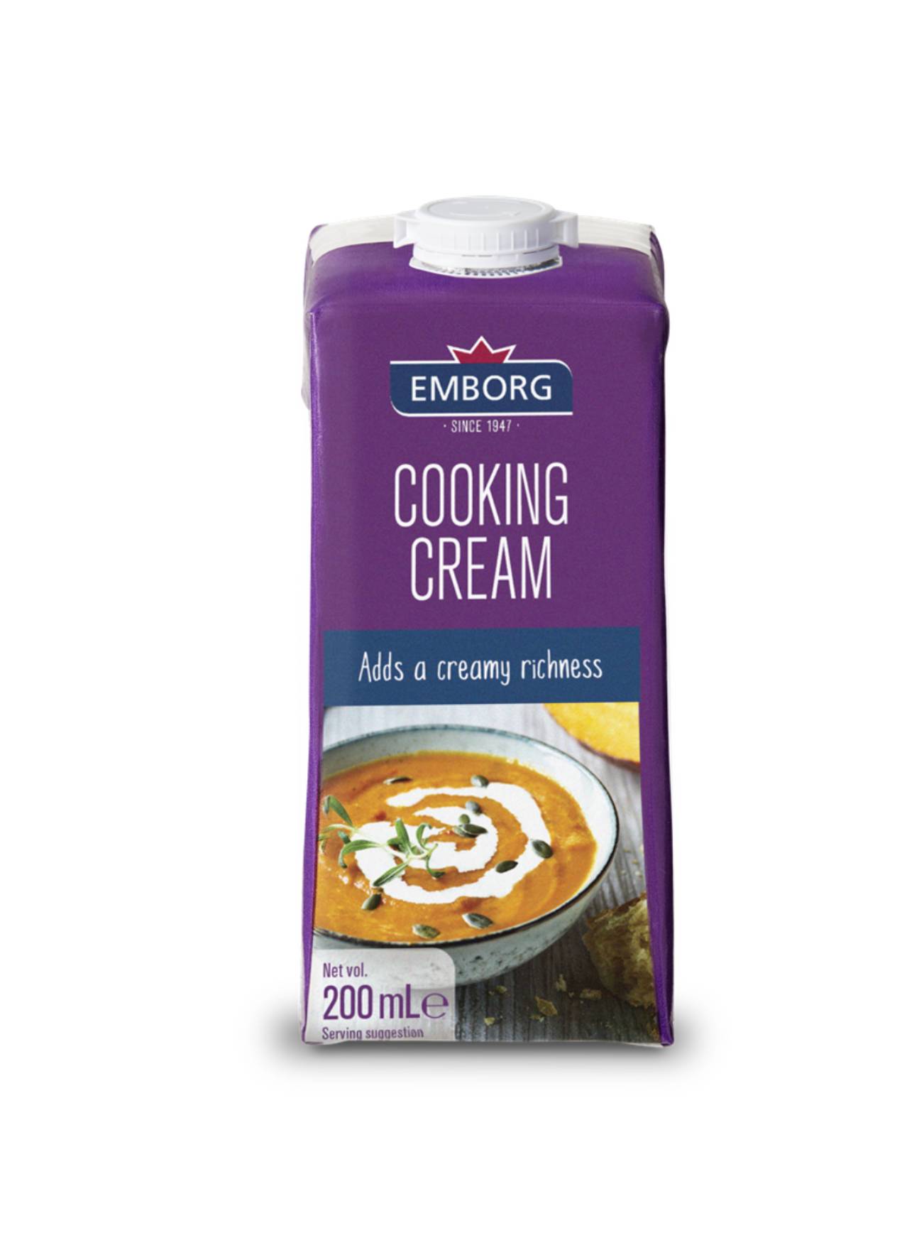 EMBORG FRENCH UHT COOKING CREAM 200ML