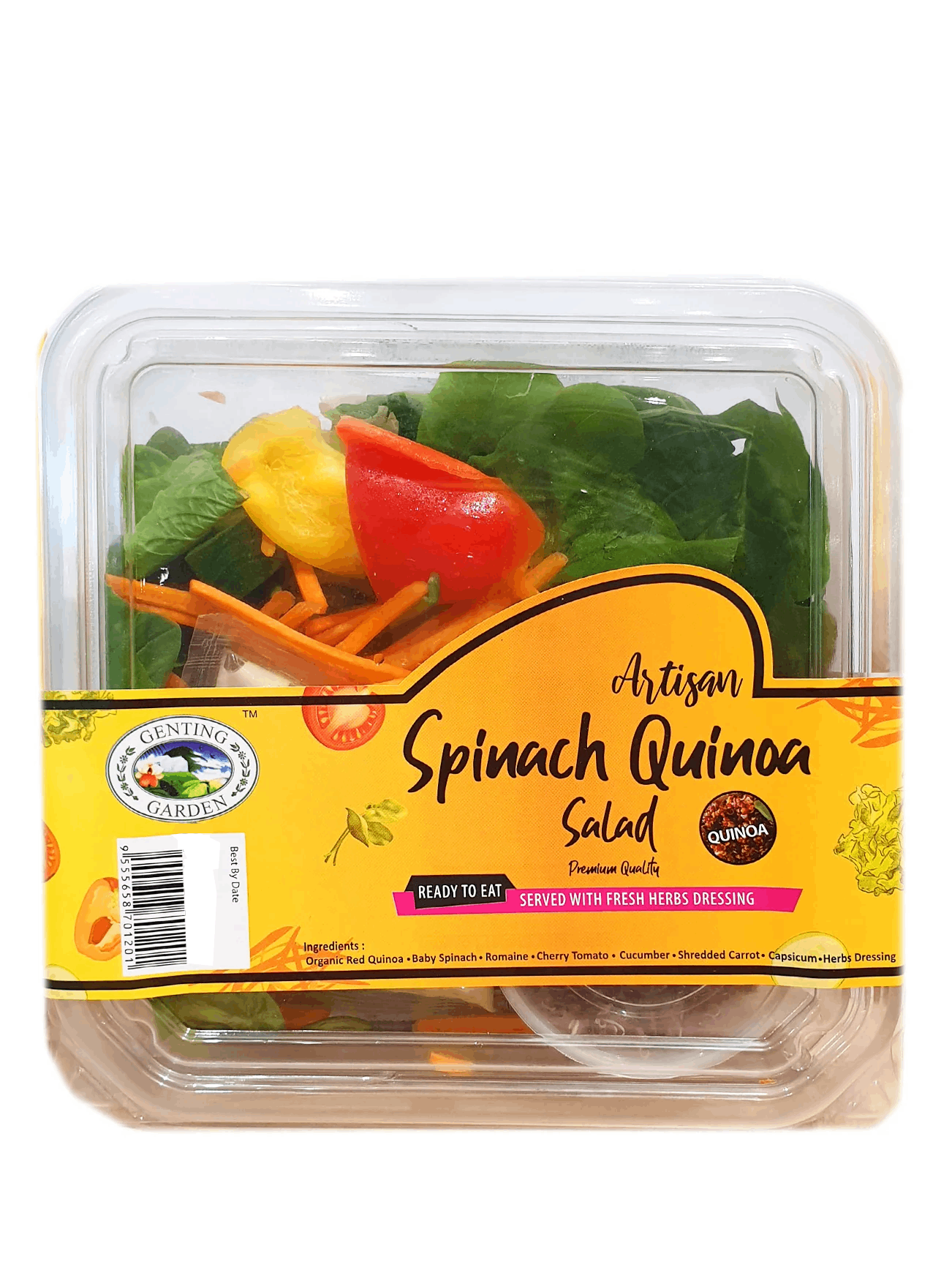 GG SPINACH QUINOA SALAD BOWL 230G